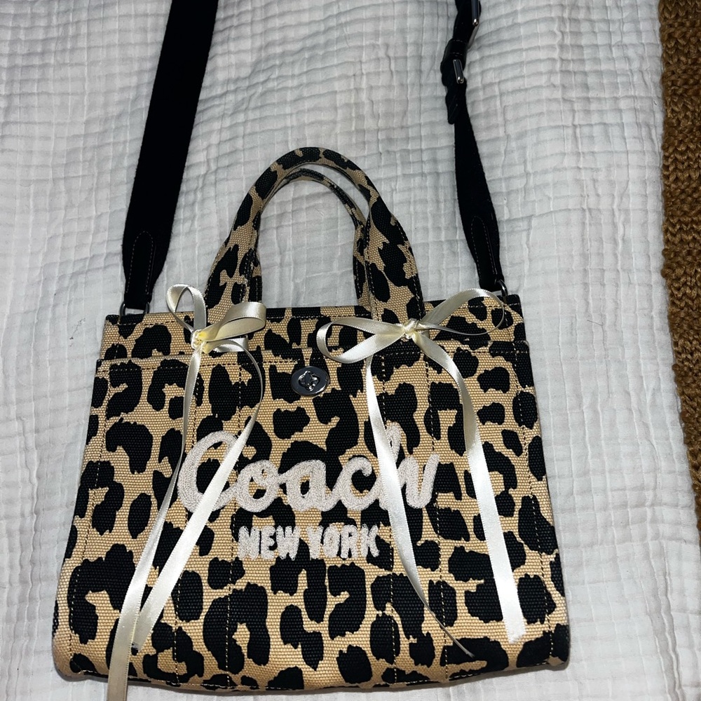 Coach Leopard Cargo Tote Bag